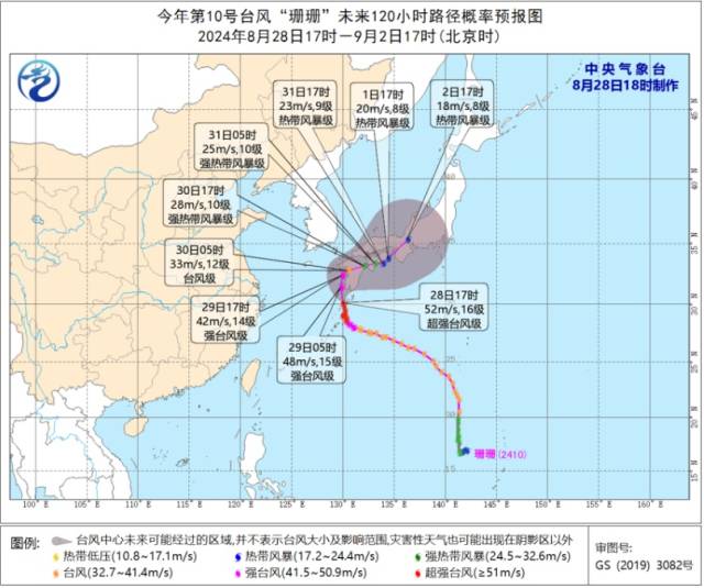 台风位置